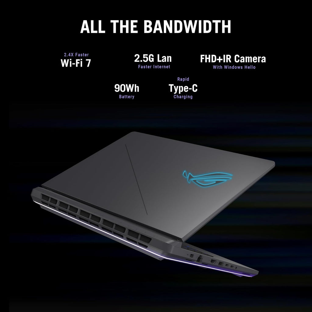ASUS ROG Strix G16 (2025) Gaming Laptop, 16' FHD+ 16:10 165Hz/3ms Display, NVIDIA® GeForce RTX™ 5060 Laptop GPU, Intel® Core™ i7 Processor 14650HX, 16GB DDR5, 1TB Gen 4 SSD, Wi-Fi 7, Windows 11 Home