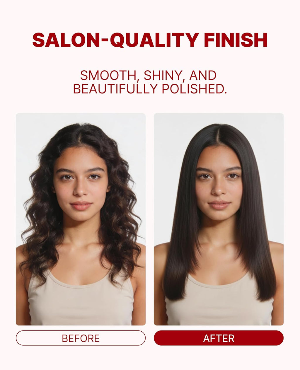 GLAMPALM GlamMuse 1' | All-Ceramic Flat Iron Infused with Vita-C, Salon Results with Less Heat Damage, Trusted by K-Pop Hair Stylists, Dual Voltage Hair Straightener, Silk Press | GP201T