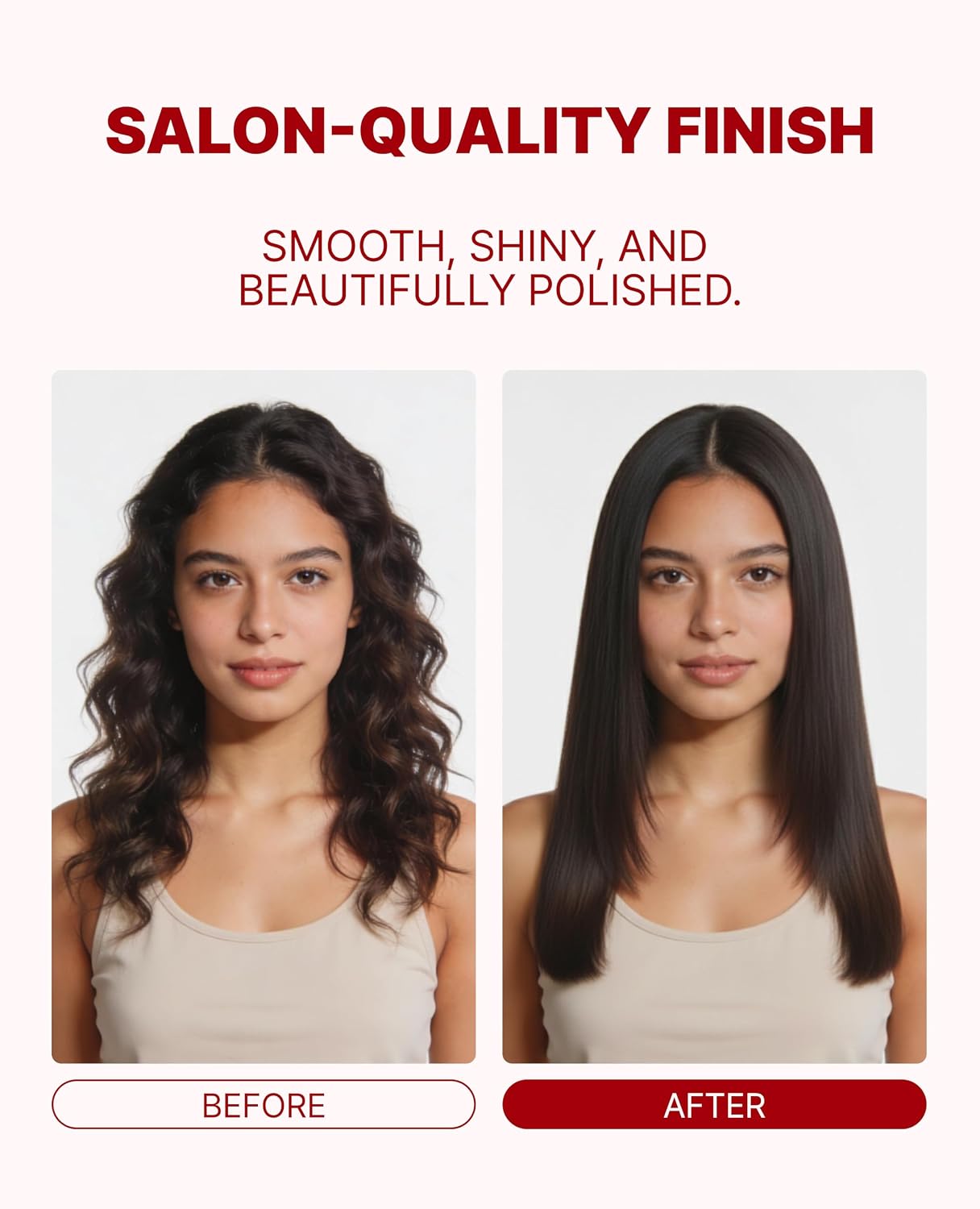 GLAMPALM GlamMuse 1' | All-Ceramic Flat Iron Infused with Vita-C, Salon Results with Less Heat Damage, Trusted by K-Pop Hair Stylists, Dual Voltage Hair Straightener, Silk Press | GP201T