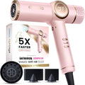 ELLA BELLA® Professional Ionic Hair Dryer with Diffuser • Negative Ion Blow Dryer • Suitable All Hair Types • Intelligent Heat Control & Rapid Drying Speeds • Lightweight Design • Low Noise Technology