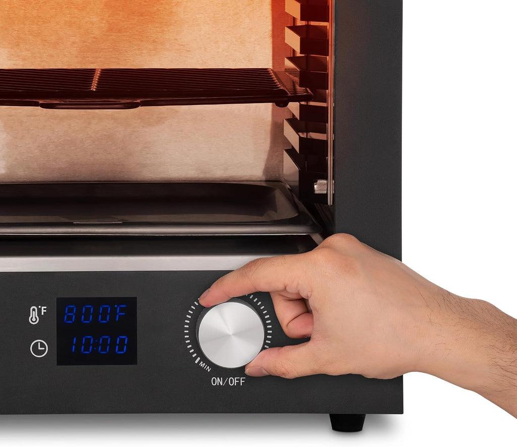 Luma® by Newair Electric Grill for Steaks | 1450°F Infrared Indoor Smoker with Cool-Touch Exterior | Portable Countertop BBQ Grill for Kitchen or Patio