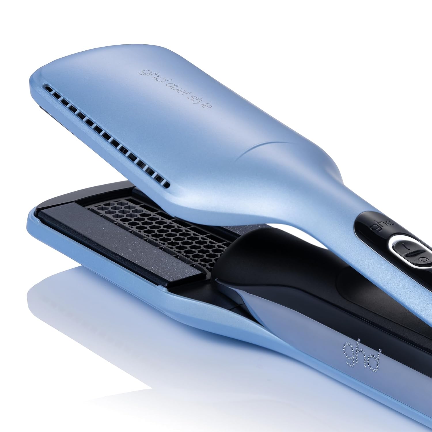 ghd Duet Style - 2-in-1 Flat Iron Hair Straightener + Hair Dryer in One Tool | Transform Hair from Wet to Styled with No Heat Damage | Blow Dry with No Fizz | 2X More Shine