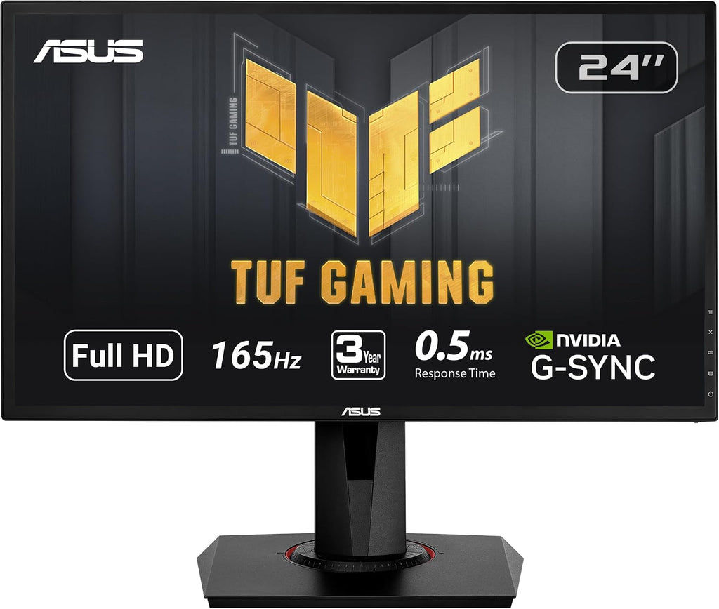 ASUS VG248QG 24' G-Sync Compatible Gaming Monitor 165Hz Full HD 1080p 0.5ms DP HDMI DVI Eye Care
