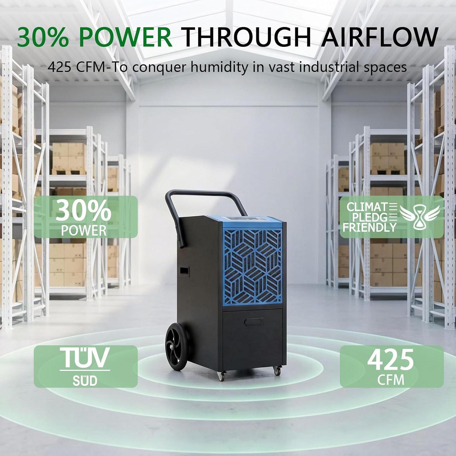 2026Upgraded 220 Pints Commercial Dehumidifier with Pump,industrial dehumidifier for Basement up to 8000 Sq.Ft, Large Capacity Industrial Dehumidifier for Large Room with Intelligent Humidity Control