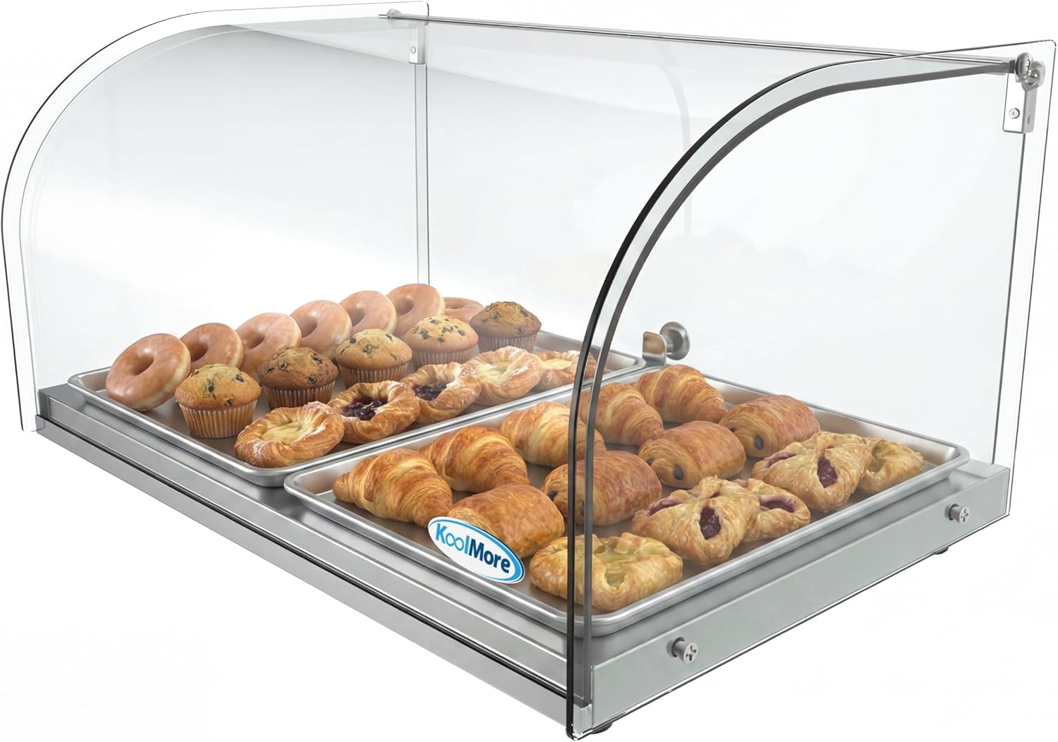 KoolMore DC-1C Bakery Display Case, 0.88 Cu. Ft - 1 Shelves, Clear