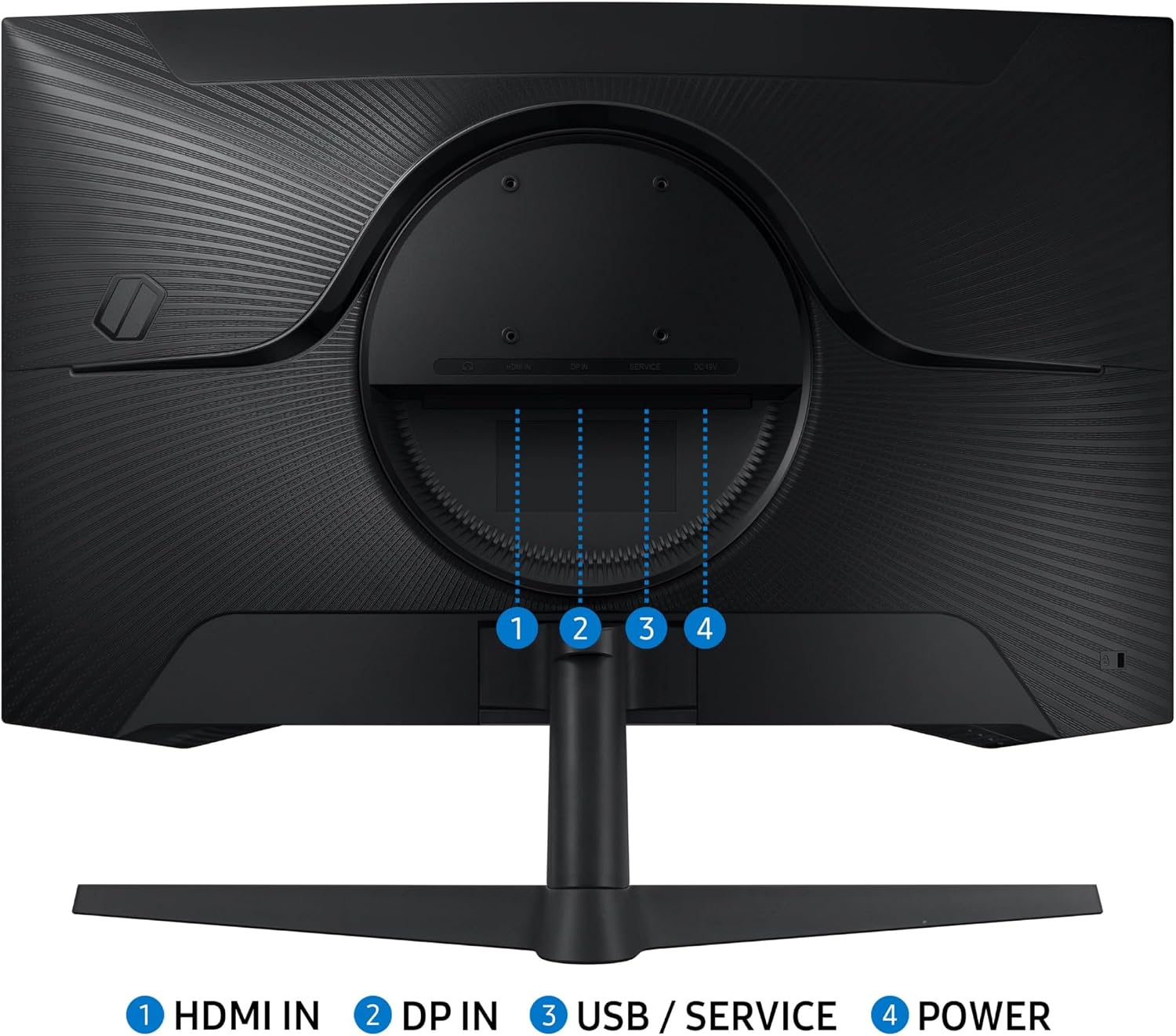 Samsung 27-Inch Odyssey G55C Series QHD 1000R Curved Gaming Monitor, 1ms(MPRT), HDR10, 165Hz, AMD Radeon FreeSync, Eye Care, LS27CG552ENXZA