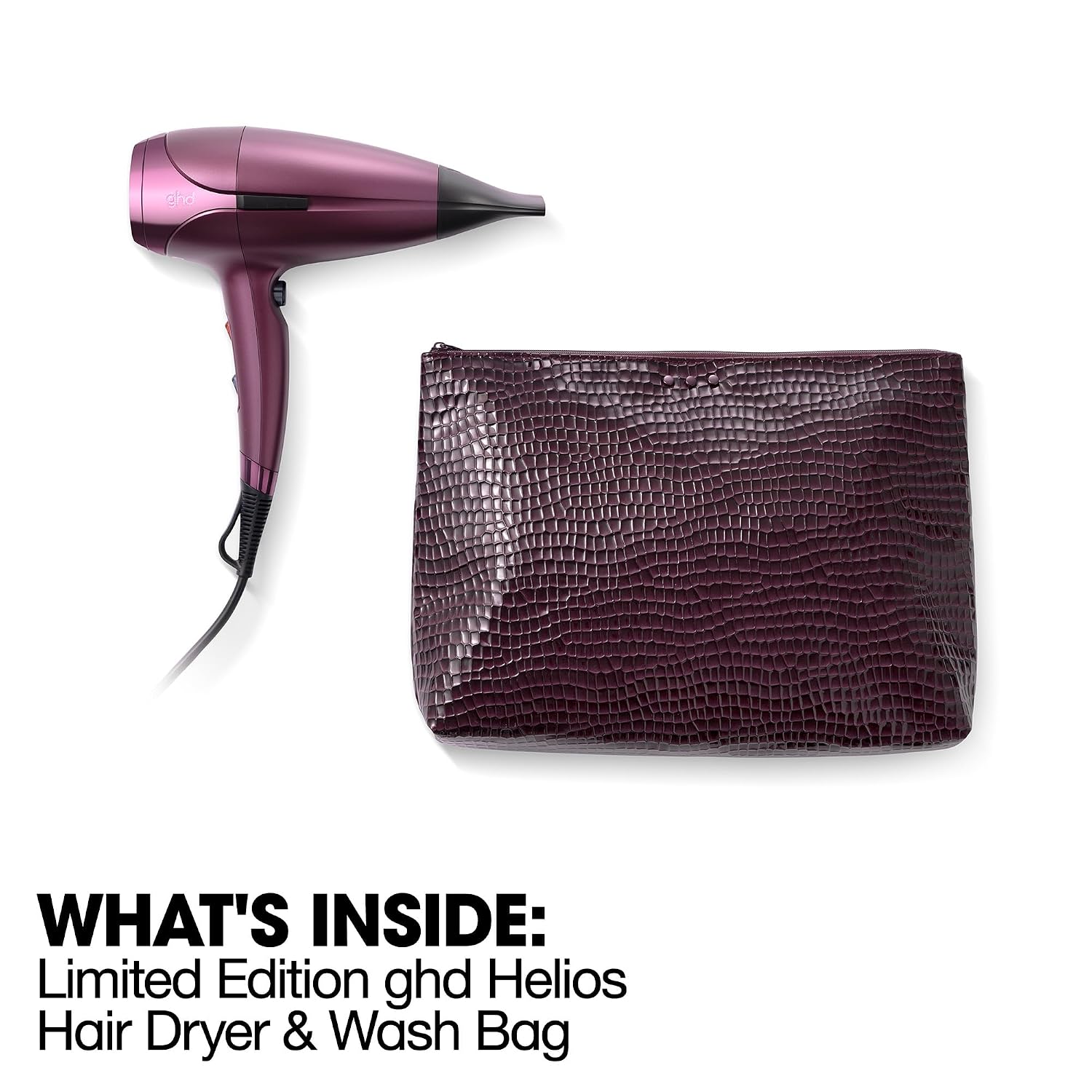 ghd Helios Hair Dryer ― 1875w Professional Blow Dryer, Longer Life + Brushless Motor Lightweight Hair Dryer for Salon-Worthy Blowout