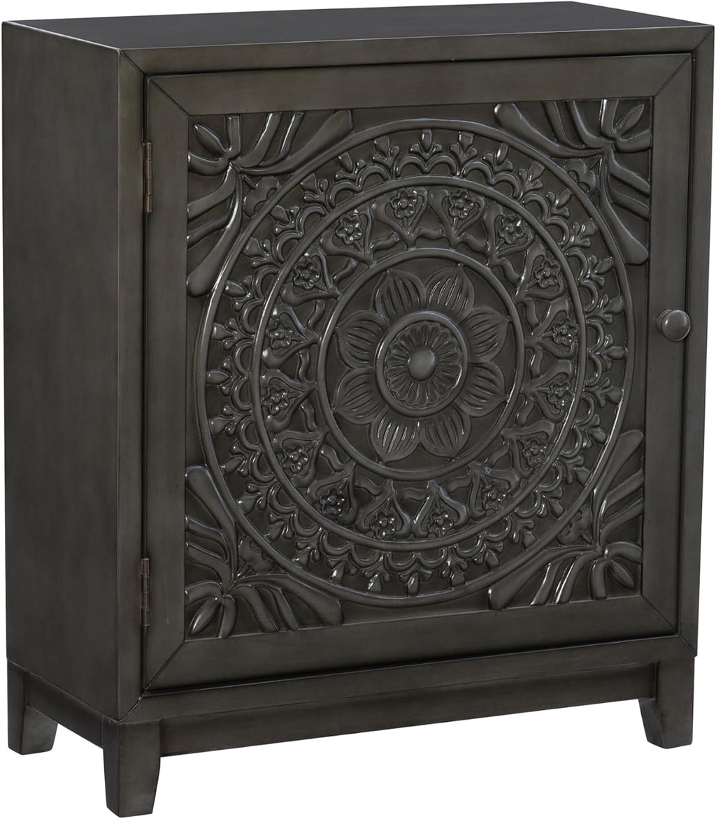 Hadrik Dark Grey Accent Cabinet by Powell