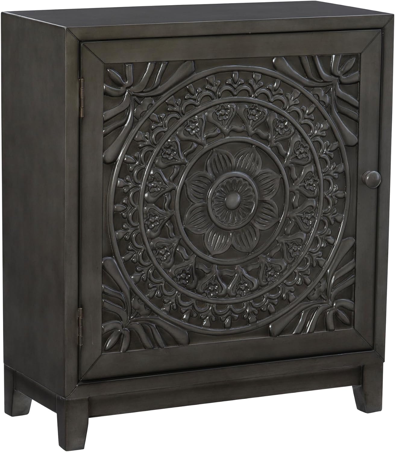 Hadrik Dark Grey Accent Cabinet by Powell
