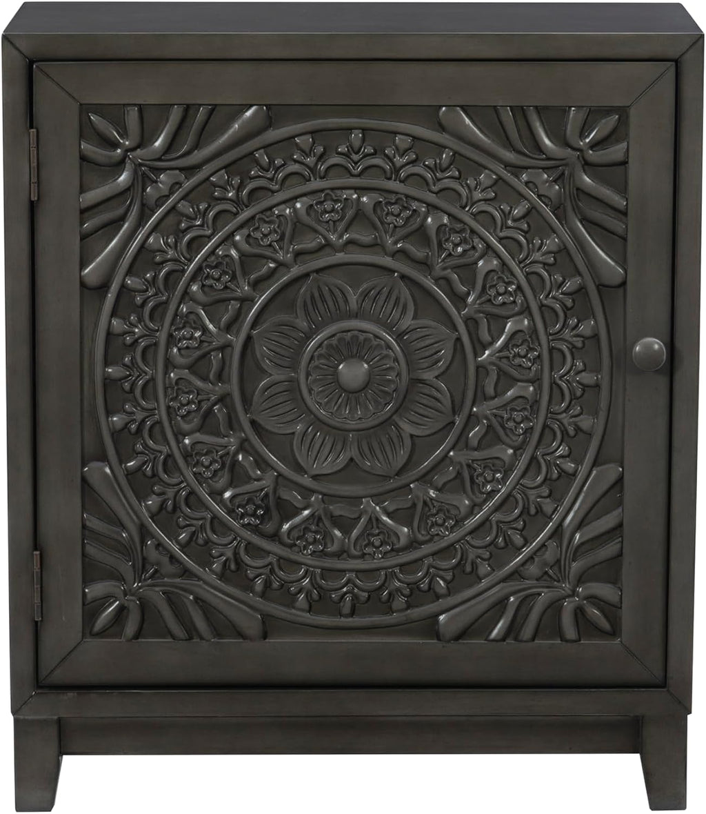 Hadrik Dark Grey Accent Cabinet by Powell