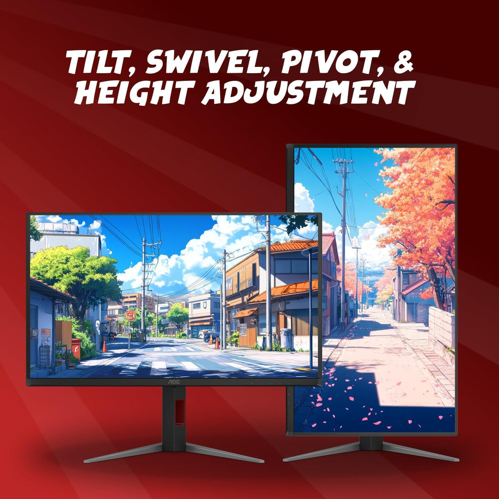 AOC Q27G4ZD 27' QD OLED Gaming Monitor, QHD 2560 x 1440, 240Hz 0.03ms, HDMI 2.0 x2, Display Port x2, G-Sync Compatible, Console Gaming Ready, 3-Year Zero-Bright-Dot