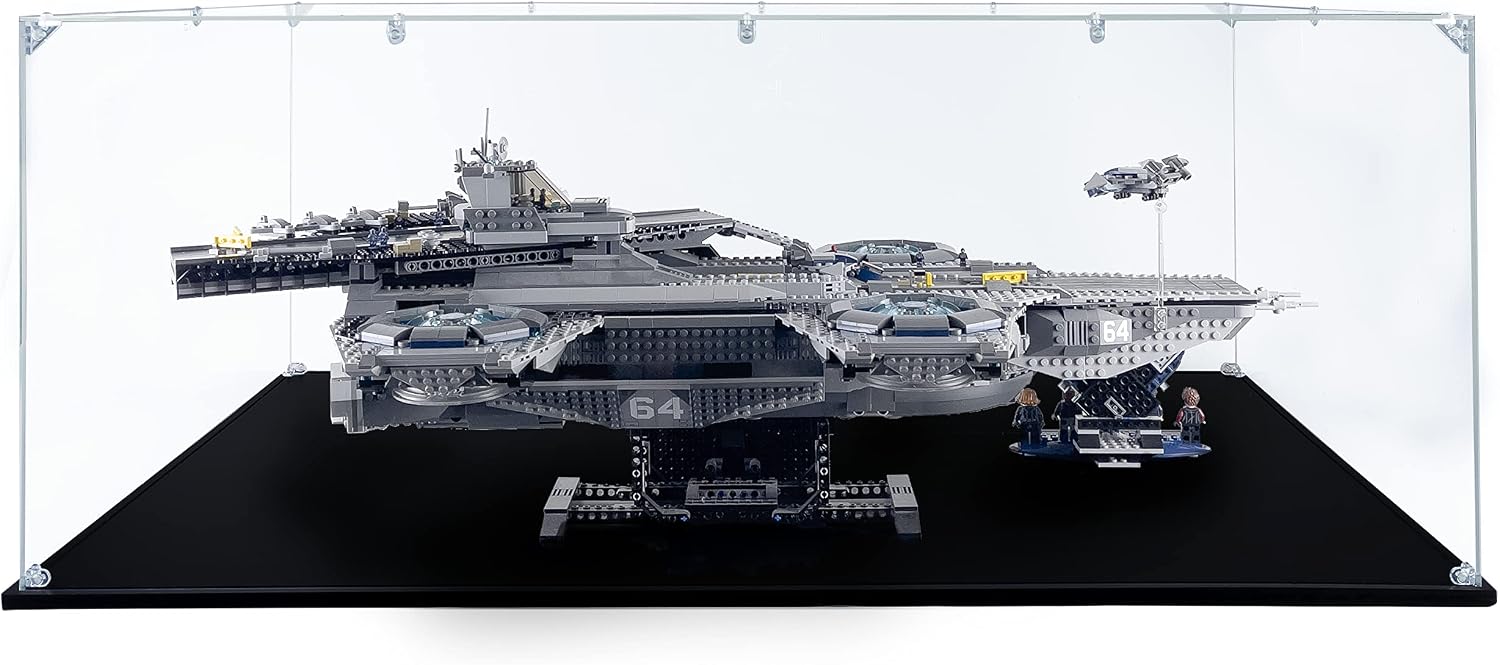 Acrylic Display Case for The Shield Helicarrier #76042, Dustproof Display Case (Case Only)
