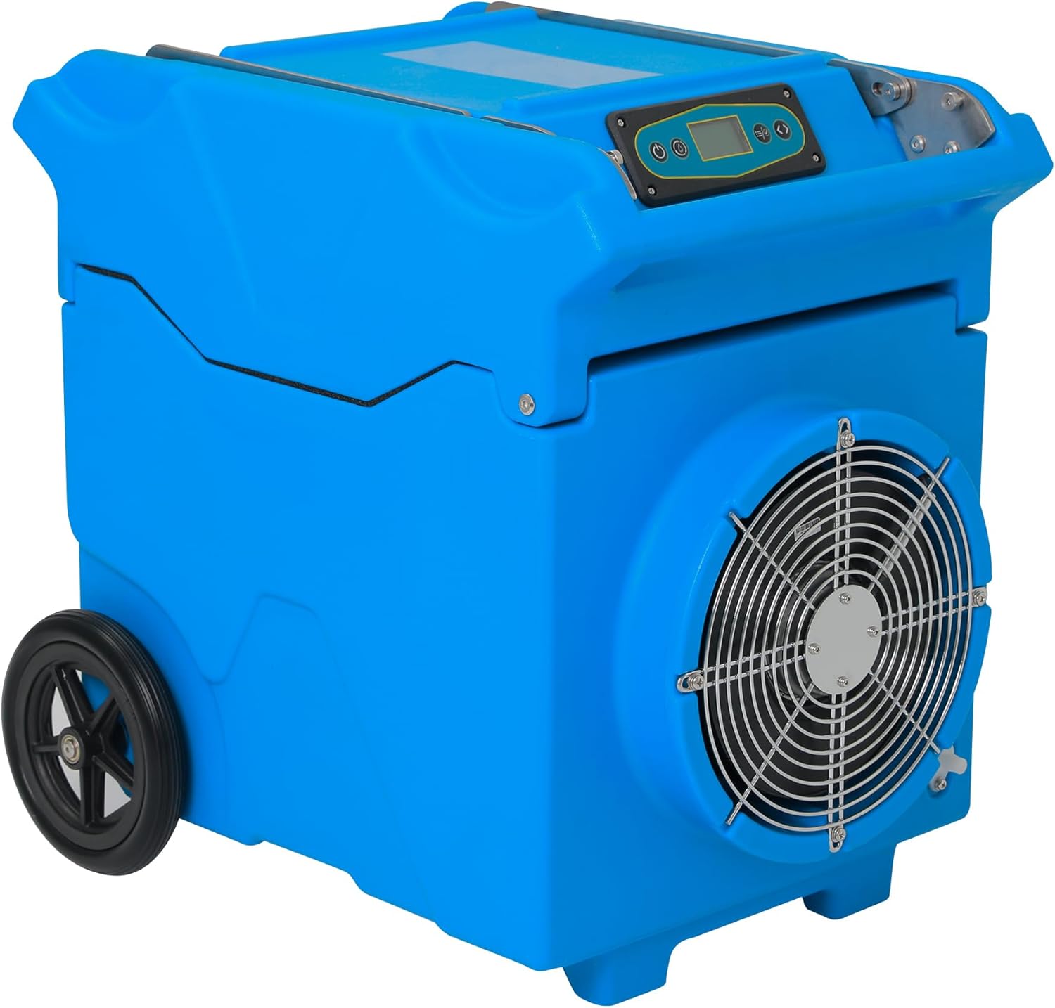 Mounto MOUNTO 230Pints LGR Commercial Compact Dehumidifier with Pump and Drain Hose, LGR Portable Dehumidifier with wheels for Home, Basements, Garages, and Job Sites (Blue)