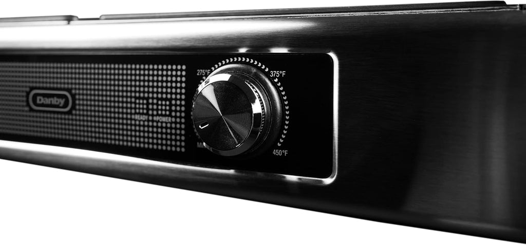 Danby DBSG29412XD11 Smokeless Indoor Grill in Black Advanced Air Circulation Technology Independent on/off and temperatures.