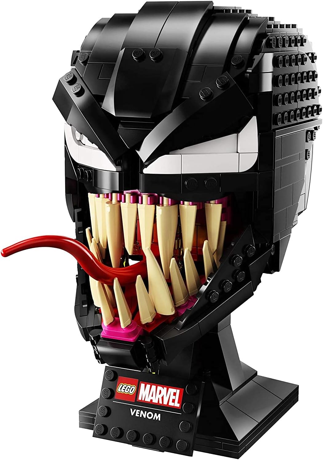 LEGO Marvel Spider-Man Venom Mask Set 76187 Collectible Set - Model Kit for Adults to Build, Home Décor Creative Display, Movie Inspired Gift Idea for Adults