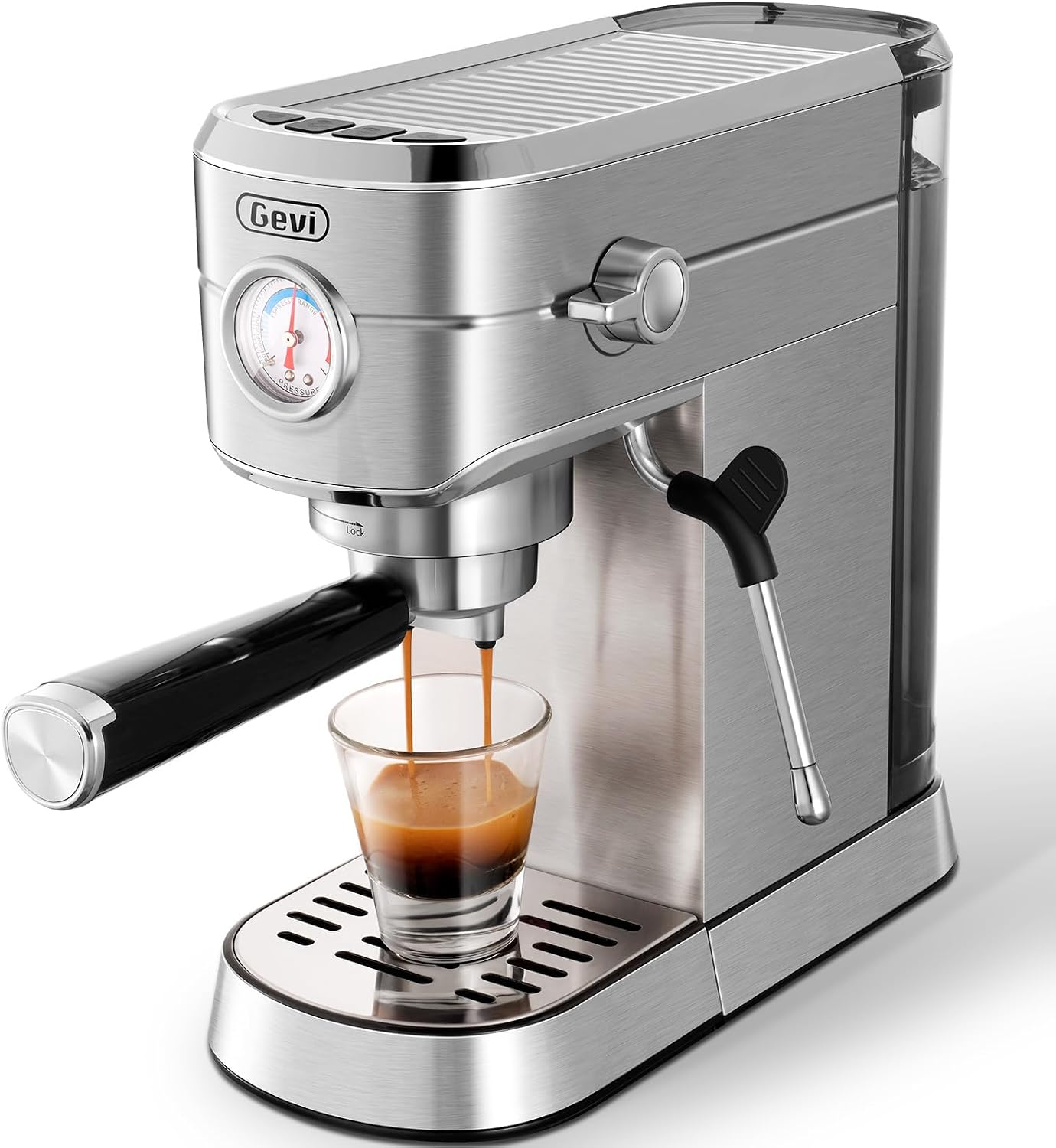 Gevi Espresso Machine with 12-Pack Household Coffee Maker Cleaner and Descaler