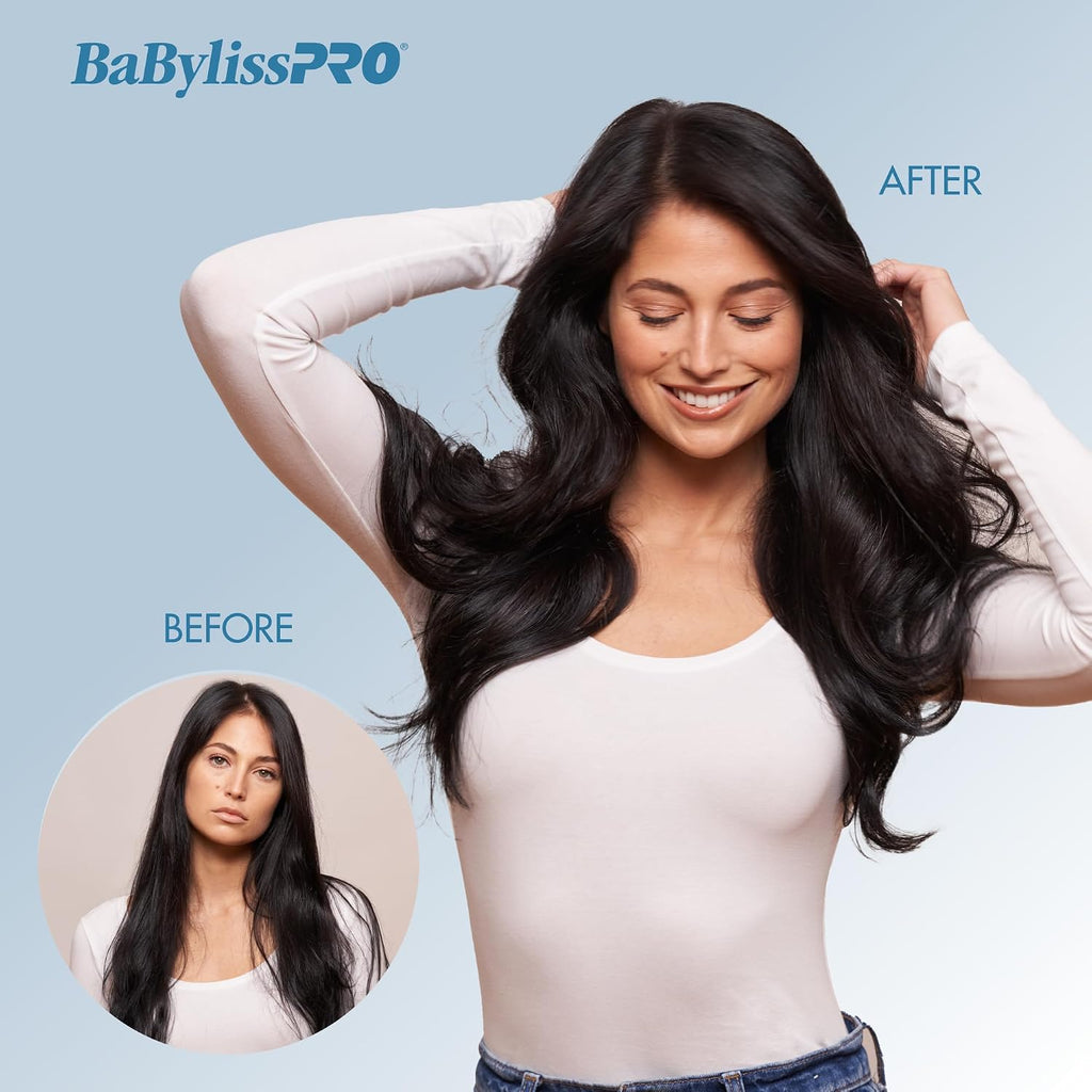 BabylissPRO Nano Titanium Professional 2.5' Hot Air Dryer Brush For Styling And Drying