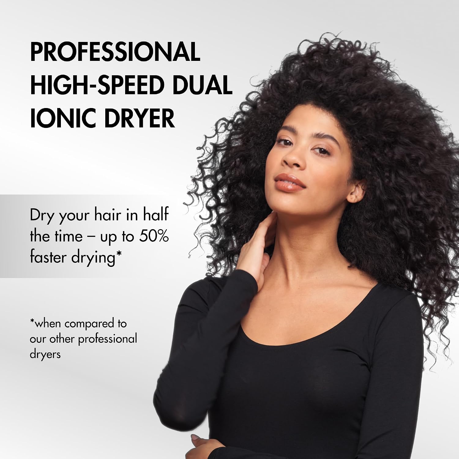 BabylissPRO Nano Titanium Hair Dryer, Professional 1875-Watt Blow Dryer, Lightweight, Ionic Technology Dries Hair Faster with Less Frizz