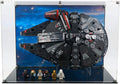 Display Case Compatible with Lego Set 75389 - The Dark Falcon - Acrylic Dustproof Showcase with Pre-Printed Background - Set Not Included