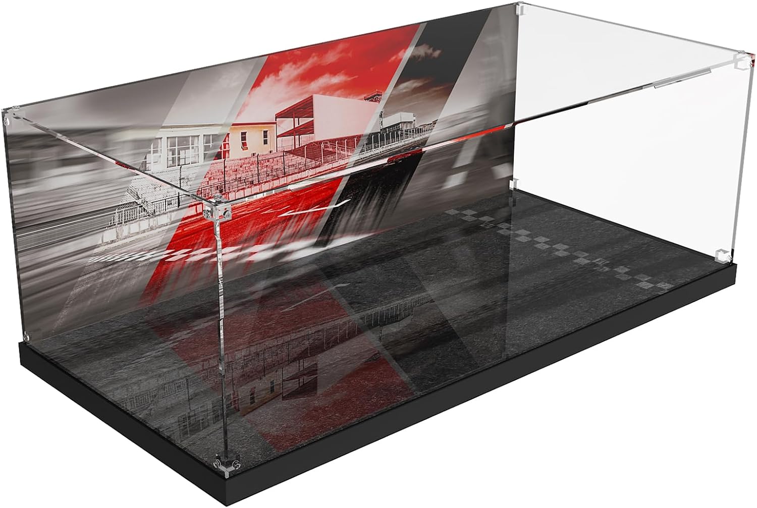 Acrylic Display Case for Lego 42096 Porsche 911 RSR Race Car Model, Dustproof Clear Display Box (The Model NOT Included)