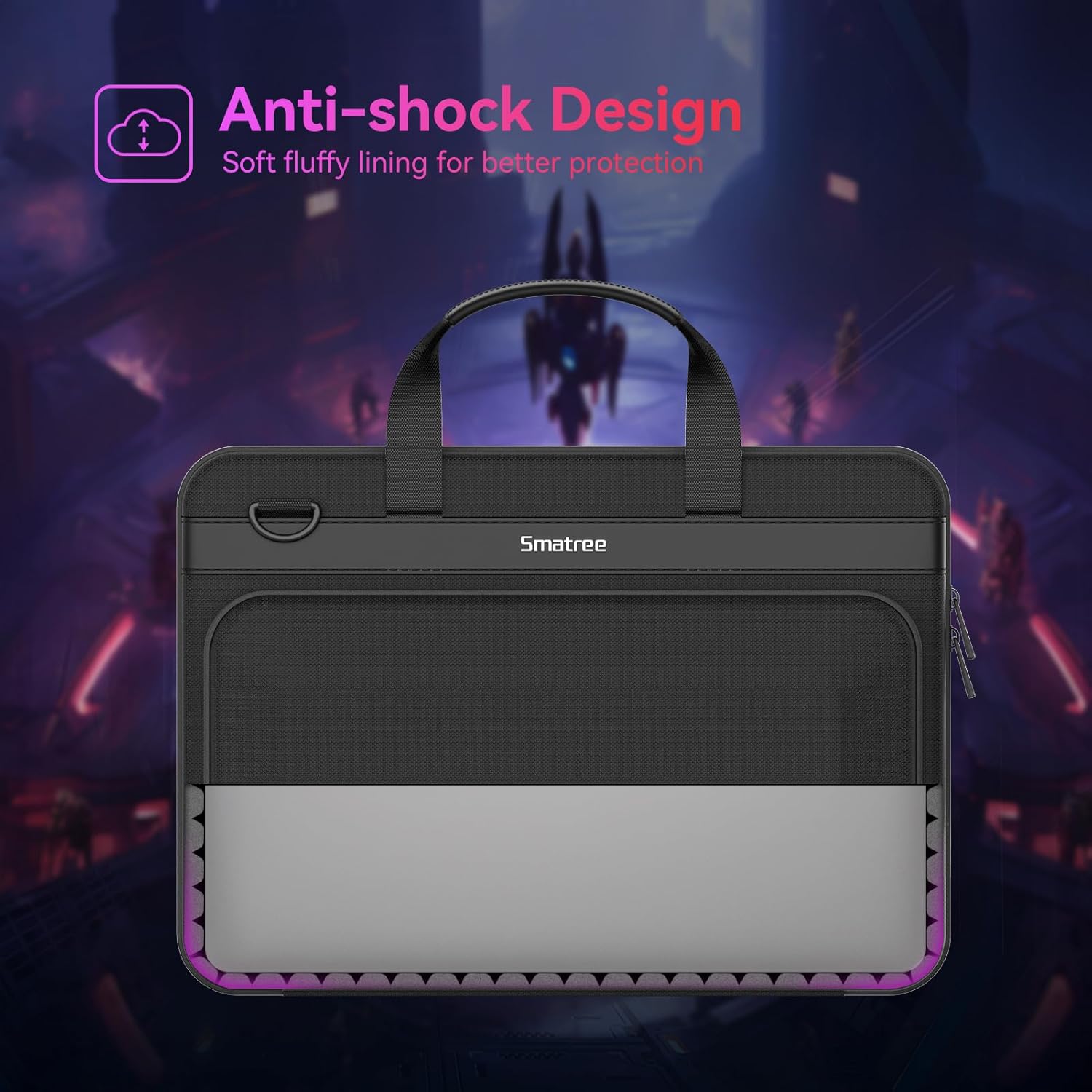 Smatree Heavy Duty Hard Carry Case Compatible for 15.6 inch ASUS ROG Strix SCAR 15 2022 G533/2021 Gaming Laptop, for 15.6 inch ASUS ROG Strix G15 2022 G513/2021 Gaming Laptop Waterproof Handbag(A800)