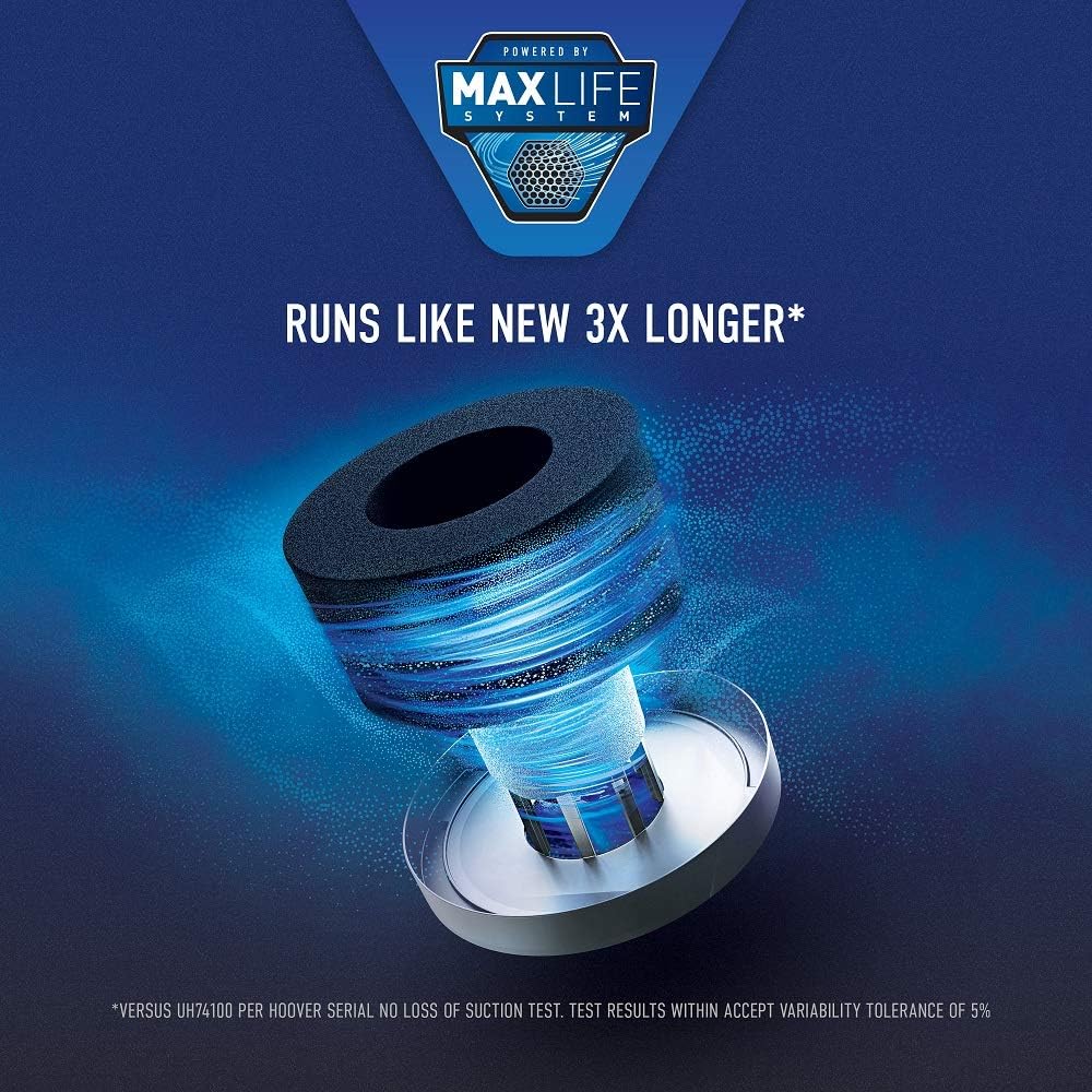Hoover MaxLife Pro Pet Swivel Vacuum Cleaner, Bagless Upright Vac, HEPA Media Filtration, for Carpet and Hard Floors, WindTunnel Technology, Corded Vacuum Cleaners for Home Use