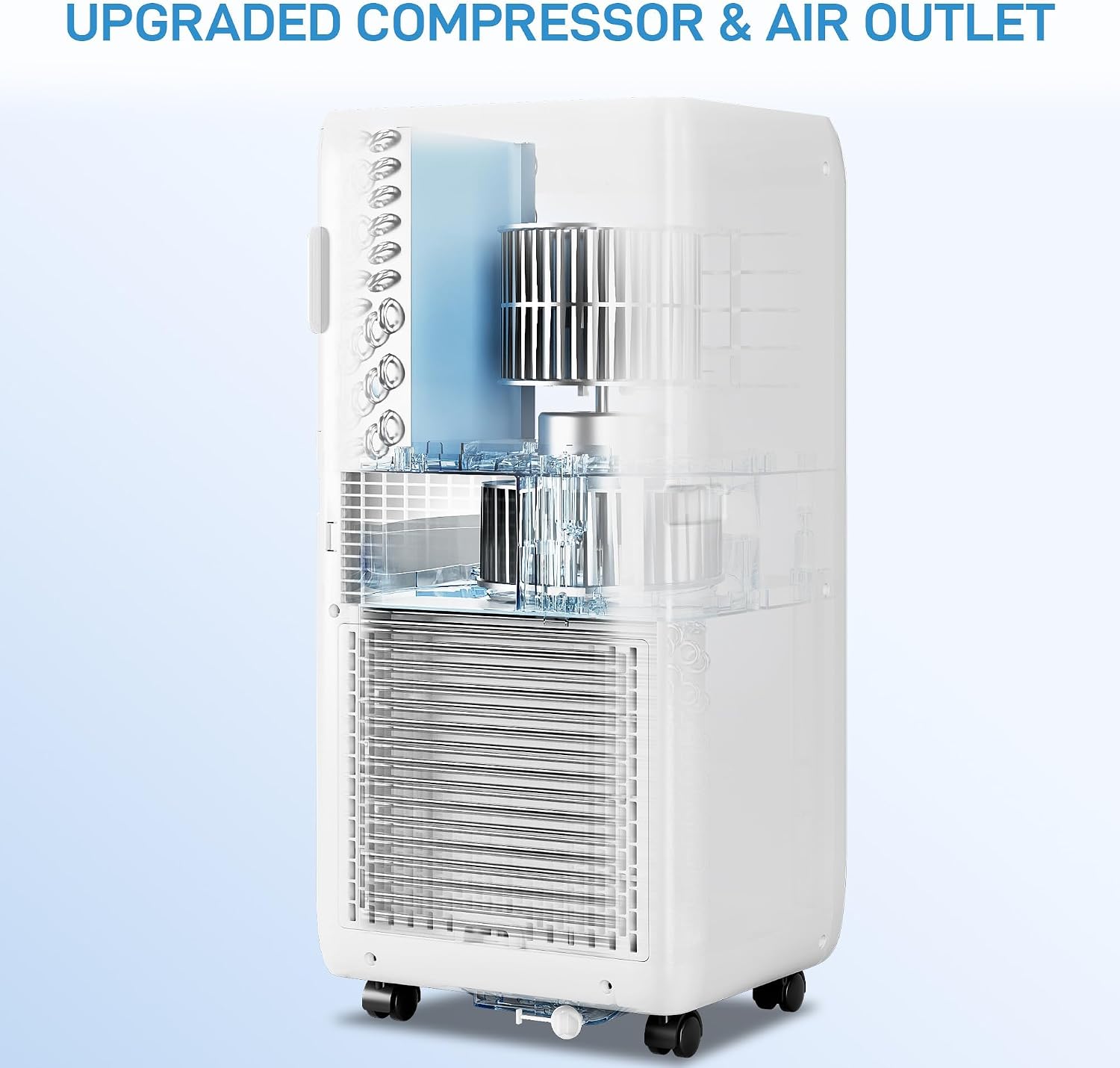 GarveeTech 10000 BTUs ASHRAE Portable Air Conditioner W/Remote Control, Portable AC Unit W/Cooling, Fan, Dehumidifier 3 in-1 Silent Room Ac, 24-Hour Programmable Timer, Cools Up To 450 Sq. Ft.