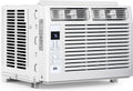 Electactic 6,000 BTU Window Air Conditioner, Window AC Unit with Cooling, Dry Function, 4 Fan Speeds, 24H Timer & Sleep Mode, Cools Up to 250 Sq.ft for Bedroom, Living Room, Office