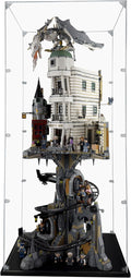 Acrylic Display Case Compatible for LEGO Gringotts Wizarding Bank – Collectors' Edition #76417, Dustproof Display Case (Case Only) (Lego Sets are NOT Included)