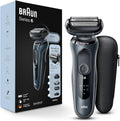 Braun Series 6 6046cs Electric Razor for Men, Wet & Dry, Electric Razor, Rechargeable, Cordless Foil Shaver with Charging Stand, Travel Case and Precision Trimmer, Black