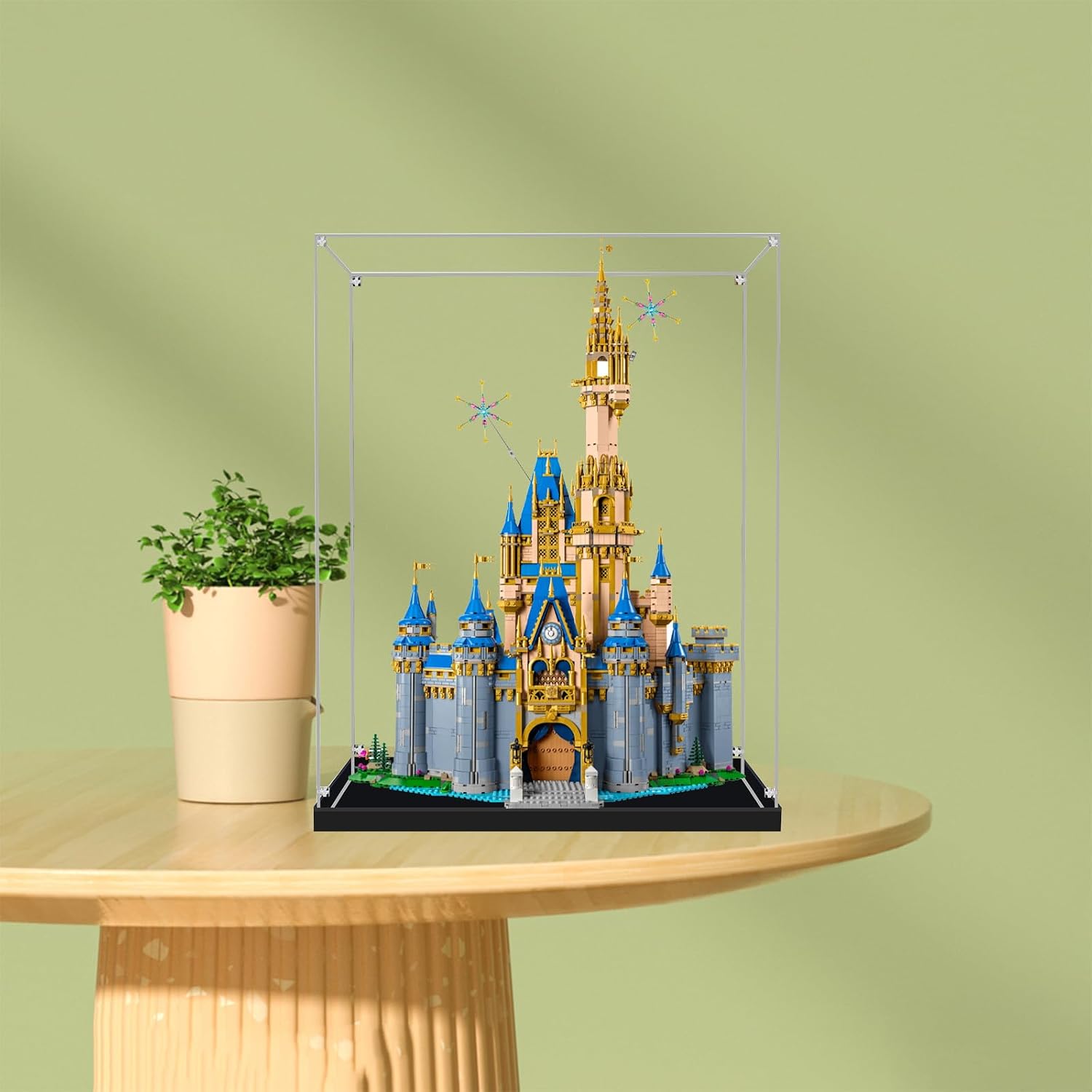 Acrylic Display Case for Lego 43222 Castle 24.41Lx14.17Wx31.98H inch(62x36x81 cm)(NOT Included The Model)