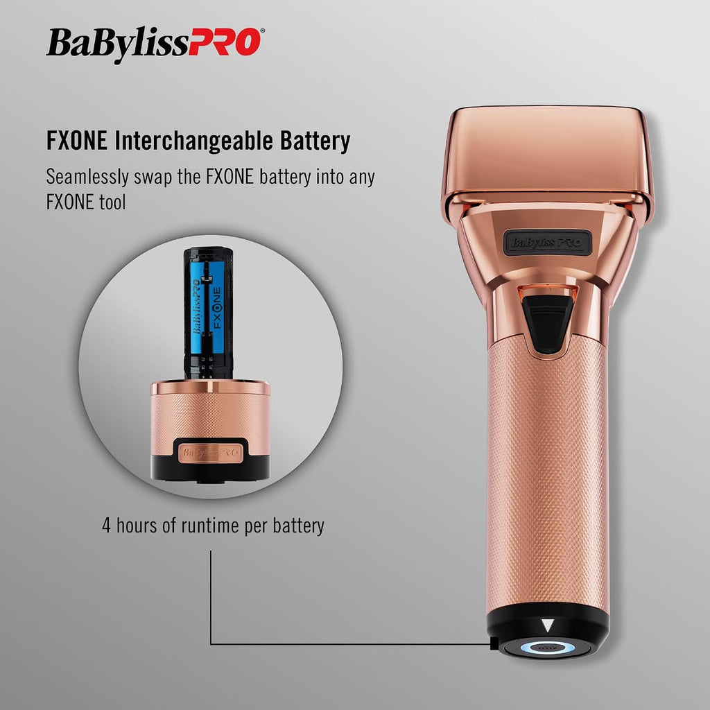 BaBylissPRO FXONE Double Foil Stick Shavers with interchangeable battery