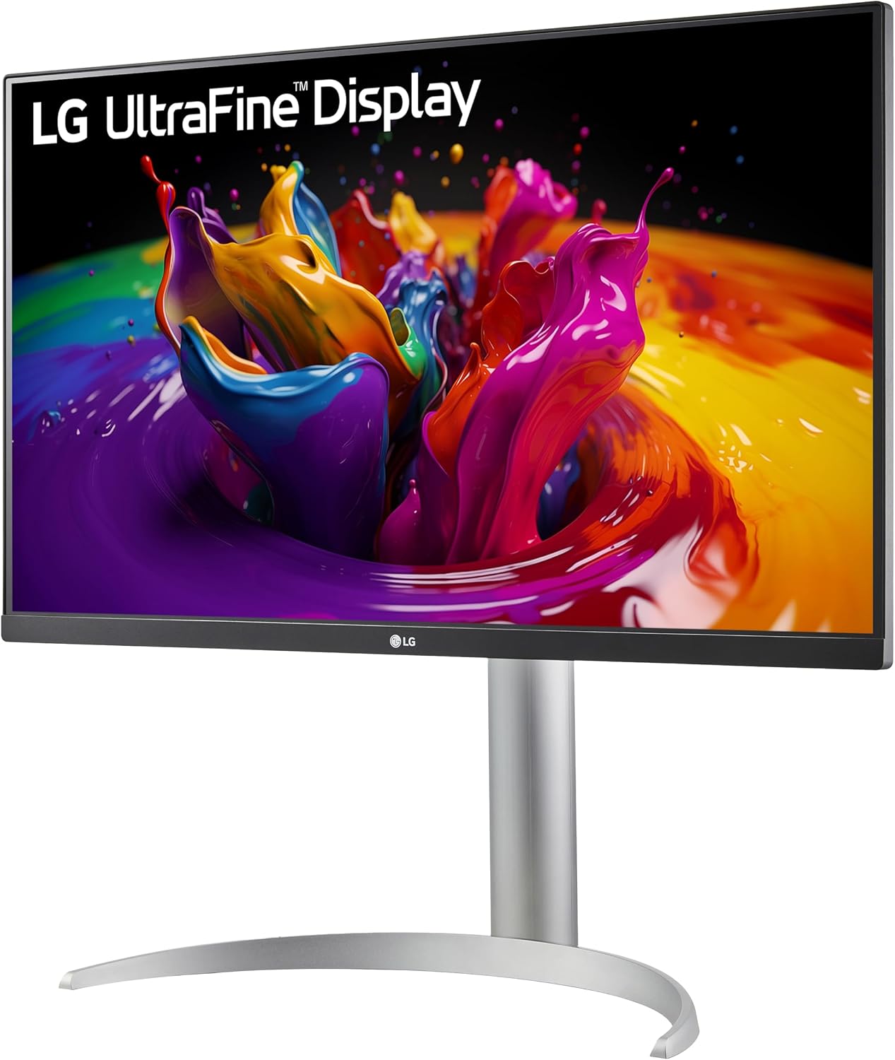 LG 27UP850K-W 27-inch Ultrafine 4K UHD (3840 x 2160) IPS Computer Monitor, 60Hz, 5ms, DisplayHDR 400, Built-in Speaker, HDMI, DisplayPort, USB Type-C 90W PD, Tilt/Height/Pivot Adjustable Stand, White