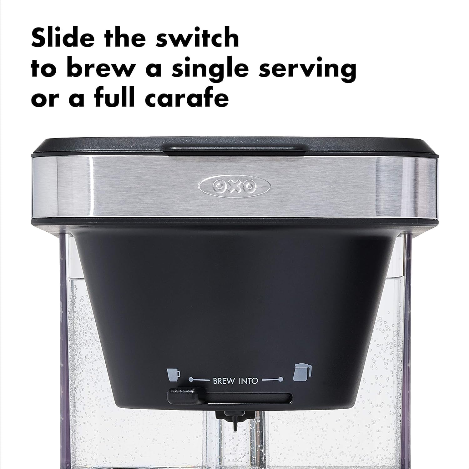 OXO Brew 8 Cup Coffee Maker, Stainless Steel with 100 Count Coffee Filters