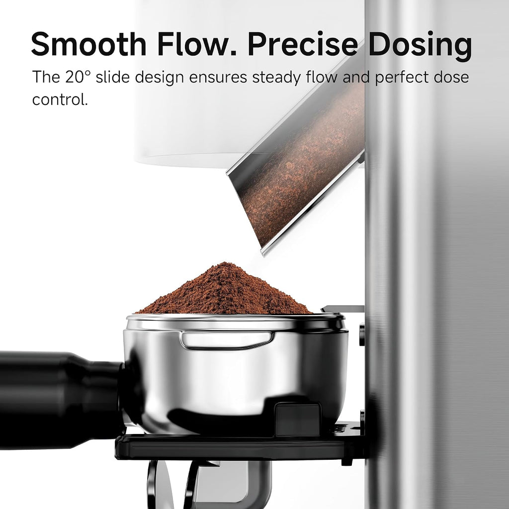 HiBREW G7 Electric Coffee Grinder - 48 Precise Grind Settings for Espresso/Pour Over/French Press, Large Capacity Bean Hopper, Portion Control & Anti-Static, Conical Burr Mill for Fresh Ground Coffee