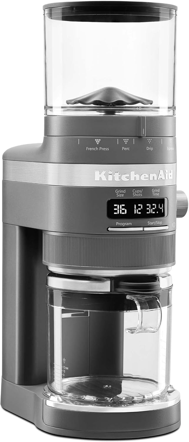KitchenAid Burr Coffee Grinder - KCG8433 - Matte Charcoal Grey