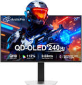 ArcticPro Monitor 27inch QD-OLED Gaming Monitor, 240Hz, 0.03ms(GtG), QHD 2560x1440p, 145% sRGB, Height Adjustable Vertical/Horizontal Rotating, HDMI*2, DP*2, Built-in Speakers*2, 1500000:1 Contrast