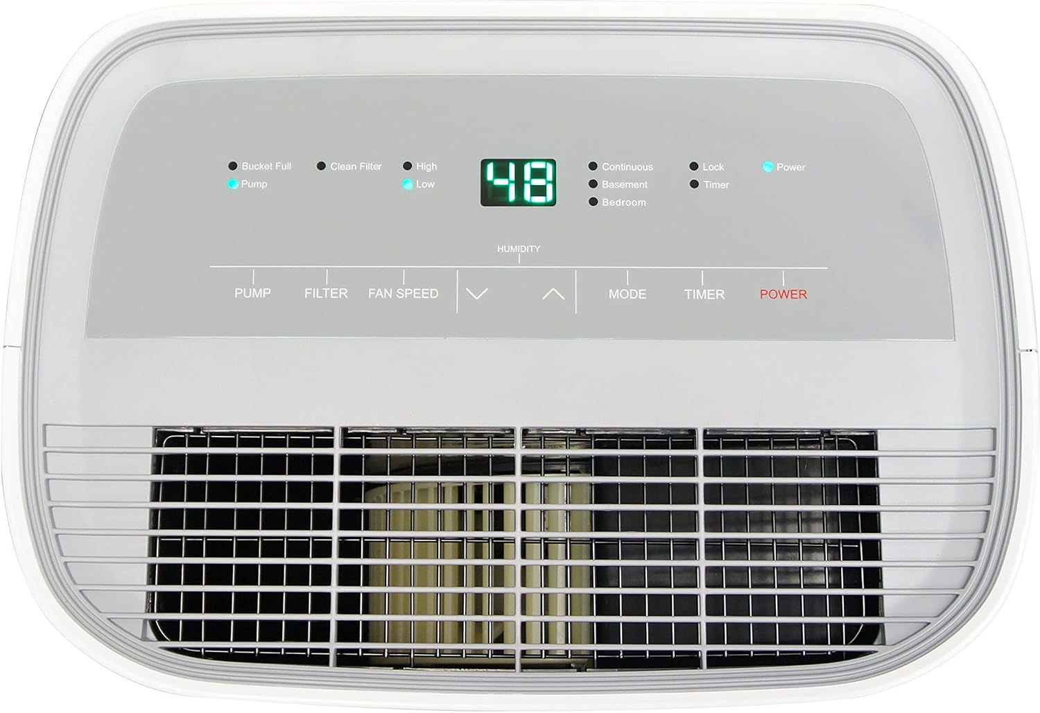 SPT SD-53E: 50-Pint Dehumidifier with ENERGY STAR,white,15 x 11.5 x 25.5 in