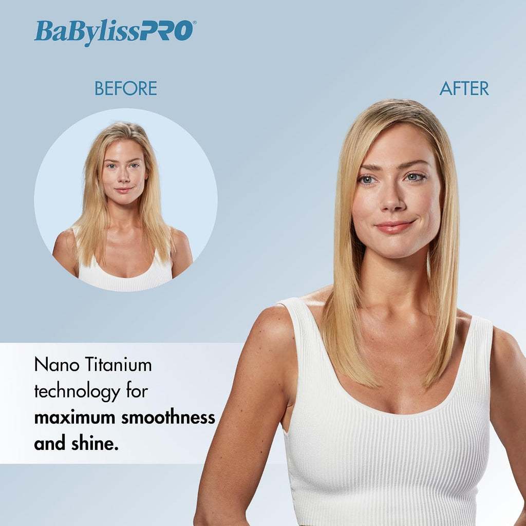 BaBylissPRO Nano Titanium Italian Portofino Hair Dryer - Professional 2000 Watt Blow Dryer