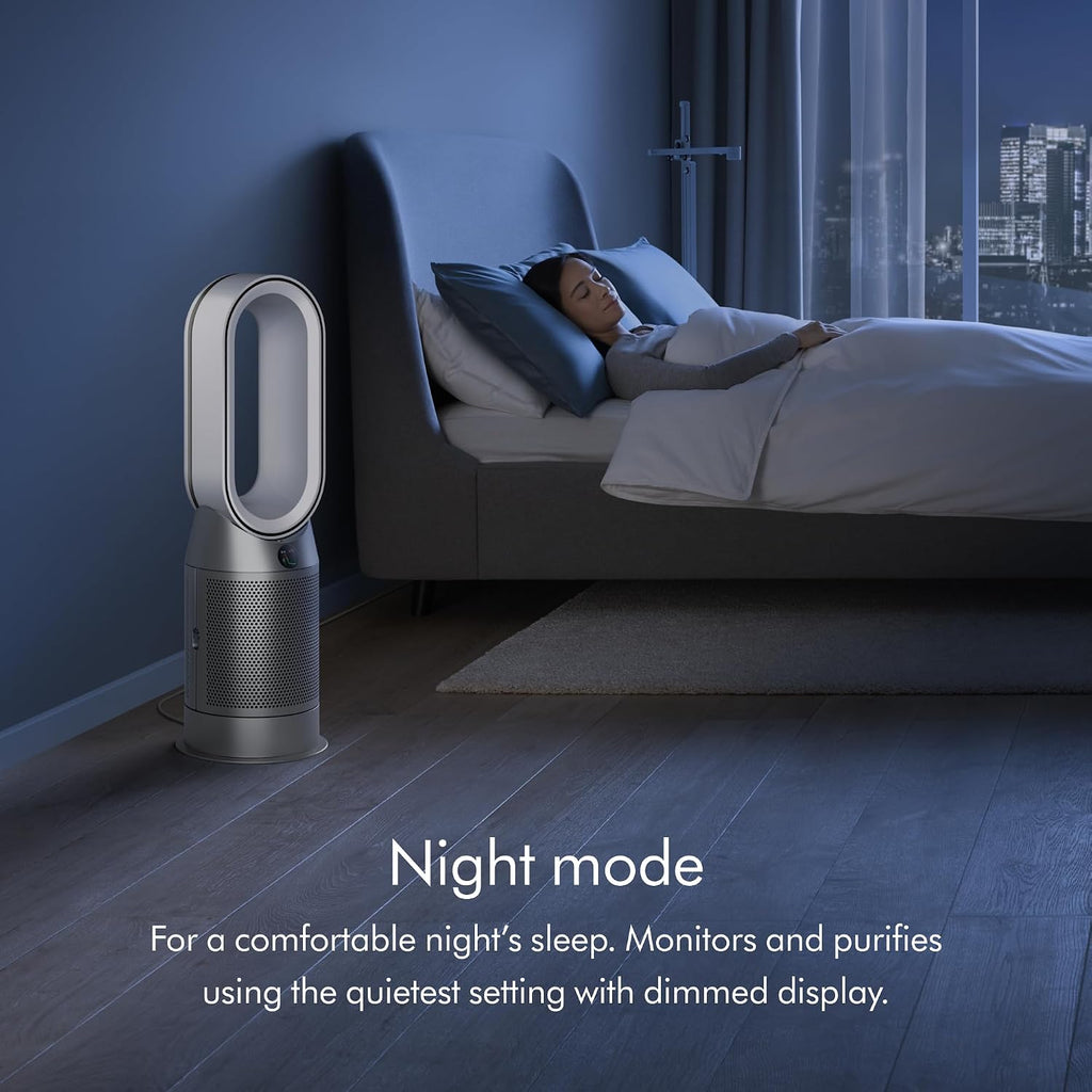 Dyson Purifier Hot+Cool HP07 Air Purifier, Heater, and Fan - White/Silver, Large