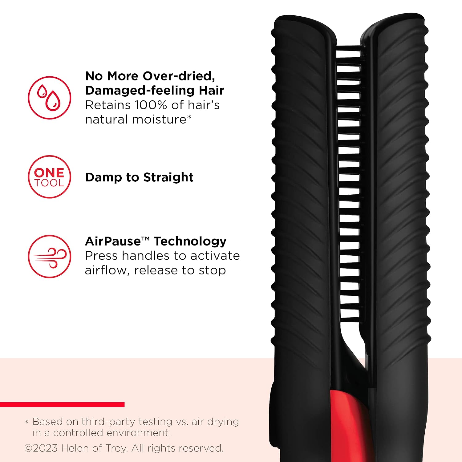 Revlon One-Step Air Straight | 2-in-1 Dryer & Flat Iron | Straightening Dryer (Pack of 2)