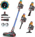 REBANIC S8 Cordless Vacuum Cleaner, 600W 48Kpa Up to 65mins Stick Vacuum Rechargeable, Wireless Lightweight Handheld Vacuum Cleaners for Home Pet Hair Carpet Hardwood Floor Car