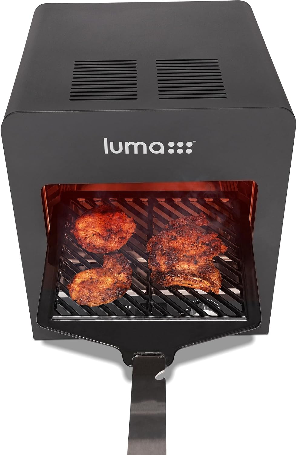 Luma® by Newair Electric Grill for Steaks | 1450°F Infrared Indoor Smoker with Cool-Touch Exterior | Portable Countertop BBQ Grill for Kitchen or Patio