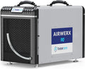 BASEAIRE 198 Pints Energy Star Crawl Space Commercial Dehumidifier, 5 Years Warranty, Large Industrial Water Damage Equipment for Basement, Garage and Job Sites, AirWerx 90