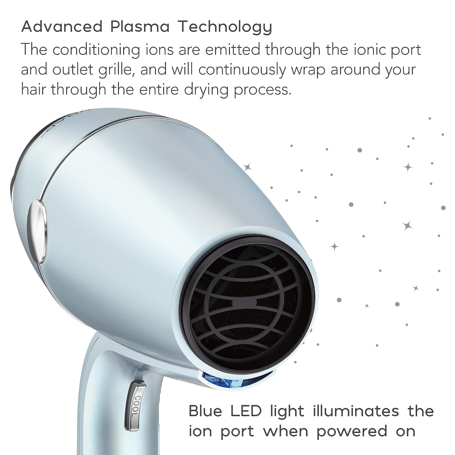 Infiniti PRO CONAIR SmoothWrap Hair Dryer,Blow Dryer with Diffuser and Concentrator Attachments,Advanced Plasma and Ceramic Technology for Less Frizz,More Volume-and Body,Mint,(Pack of 2)