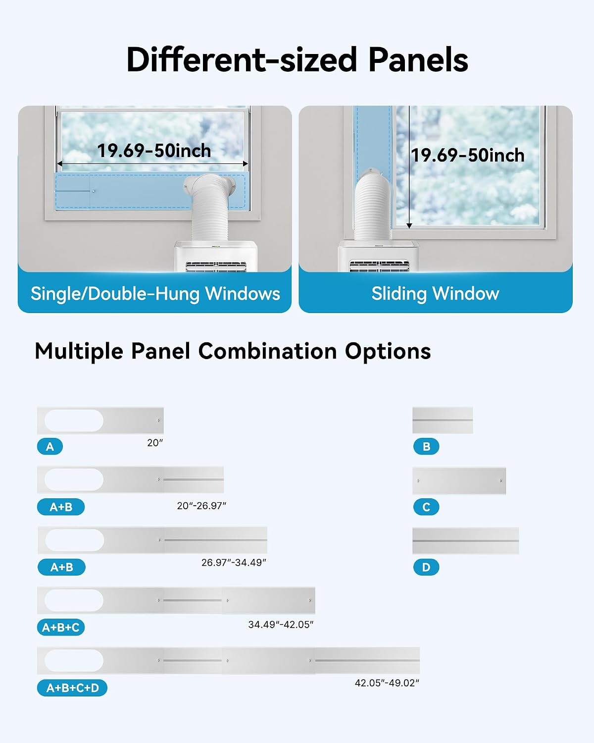 Portable Air Conditioners 12,000 BTU, 3-in-1 Portable Air Conditioner for Rooms Up to 600 sq.ft. with Cool, Fan, Dehumidifier, Sleep, 24H Timer, Portable AC Unit with App/WiFi/Remote for Bedroom