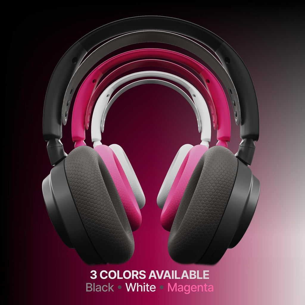 SteelSeries Arctis Nova 7 Wireless Gen 2 Gaming Headset - Real-Time App Control, 50+ HR Play, Neodymium Drivers, Mix 2.4GHz/Bluetooth, PC, PS5, PS4, Switch 1/2, Mobile - Black