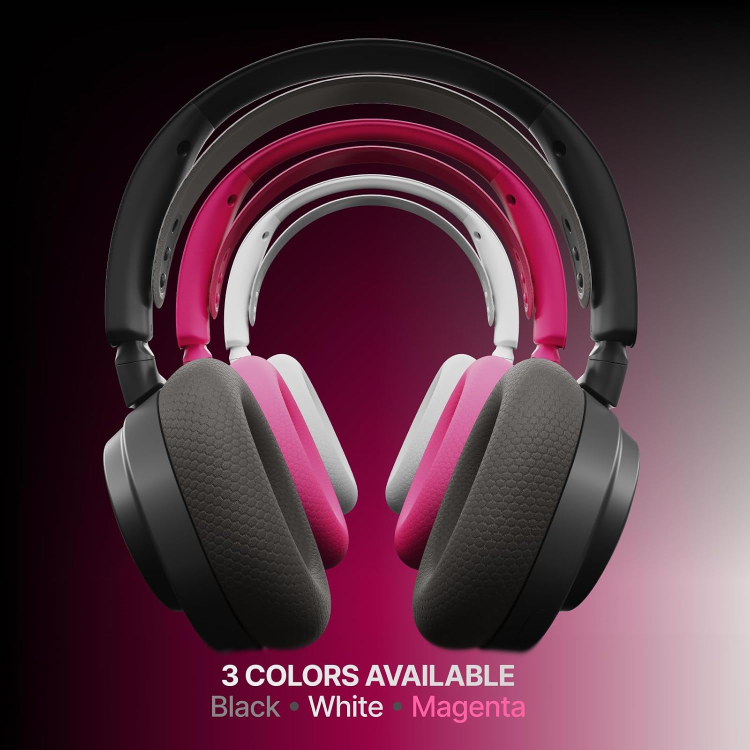 SteelSeries Arctis Nova 7 Wireless Gen 2 Gaming Headset - Real-Time App Control, 50+ HR Play, Neodymium Drivers, Mix 2.4GHz/Bluetooth, PC, PS5, PS4, Switch 1/2, Mobile - Black