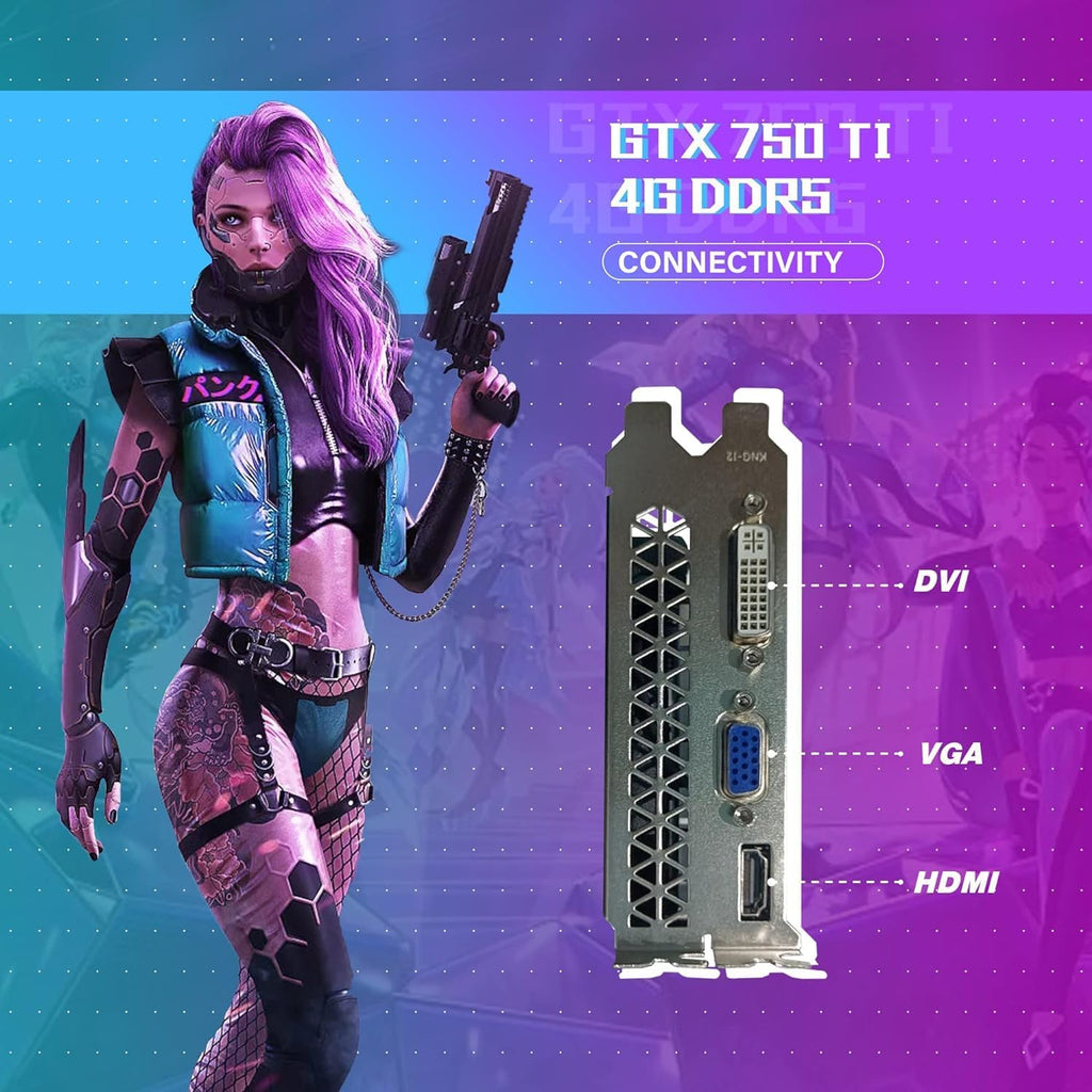 HP RGB Gaming Desktop Computer, Intel Quad Core I5-6500 up to 3.6GHz, GeForce GTX 750 Ti 4G, 16GB DDR4, 512G SSD, RGB Keyboard & Mouse, 600M WiFi & BT 5.0, Win 11 Pro (Renewed)