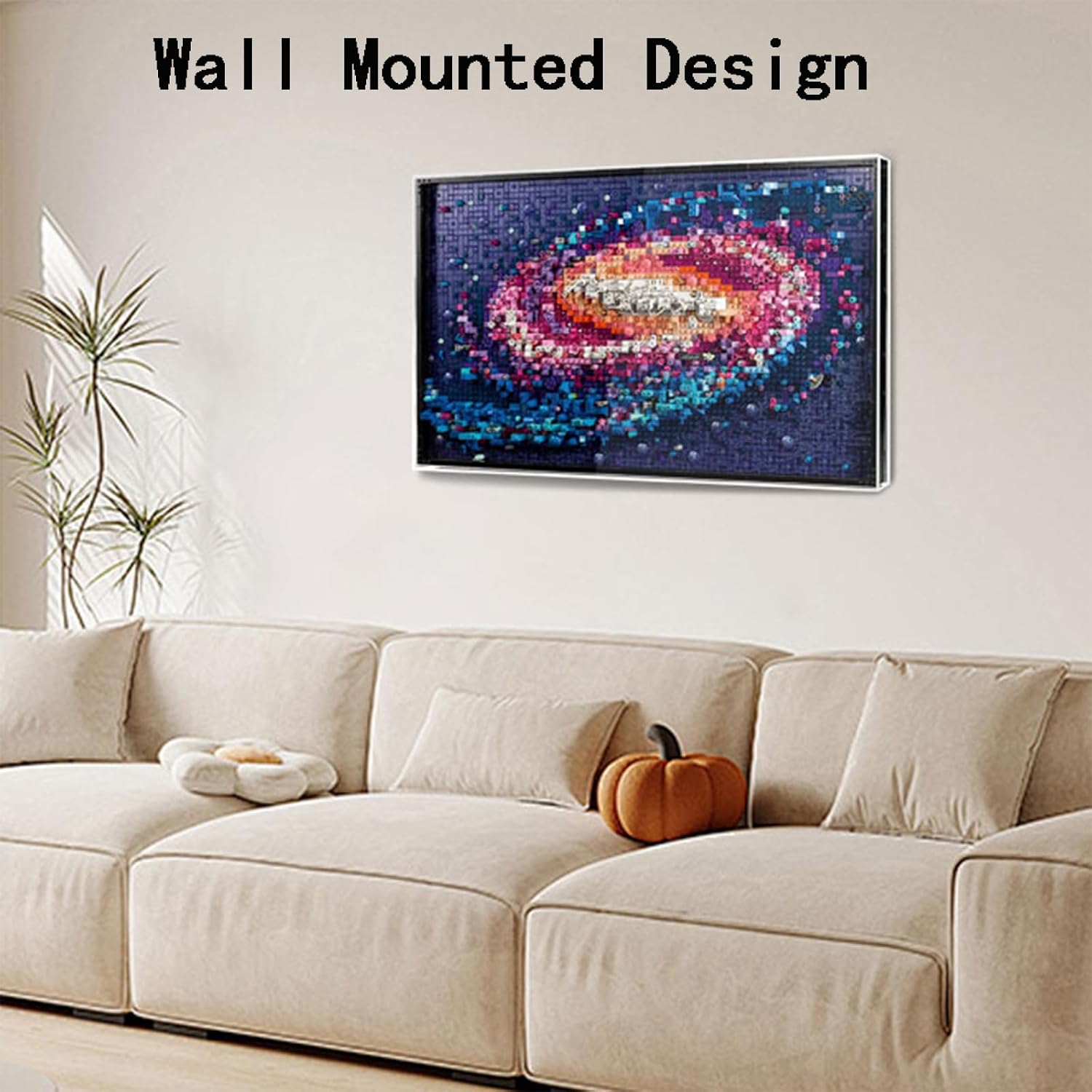 WICUS 3mm Acrylic Display Case for Lego 31212 The Milky Way Galaxy Dustproof Clear Display Box(NOT Included The Model)